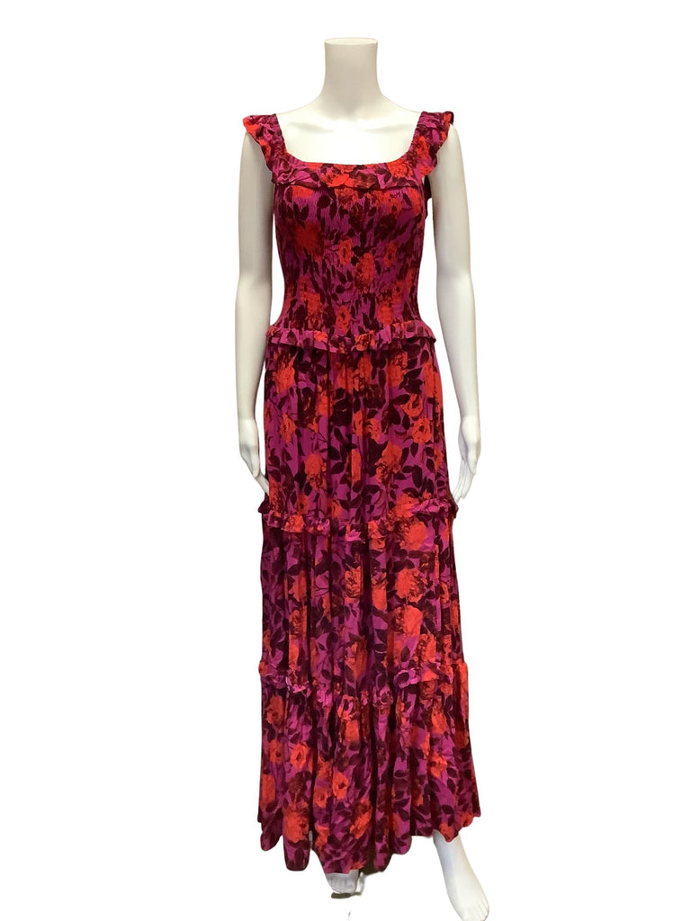 Abel the Label Women's Maxi Dress Floral Pink/Red Print Size: M – Stash  Boutique